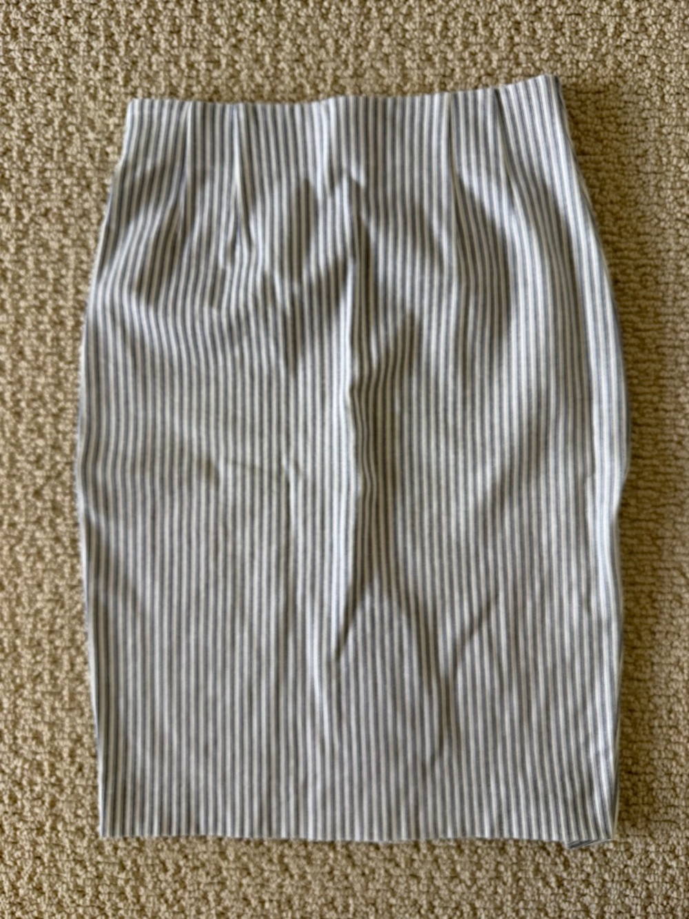 Amanda & Chelsea blue striped skirt